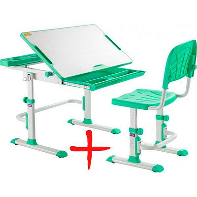 Комплект парта и стул-трансформер FunDesk Disa Green