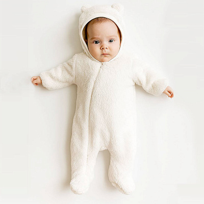 Комбинезон унисекс Blanka р.56-62 бежевый 110907