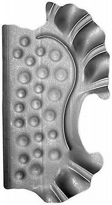 Накладка Радуга-N шт.ампованная правая 290х160х2 мм 3417200