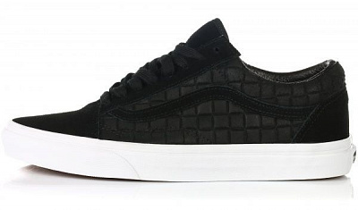 Кеды Vans U Old Skool (Suede Checkers) V004OJJRK р. US 9 черный