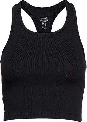 Майка Casall Bold Rib Crop Tank 20424901 38 черный