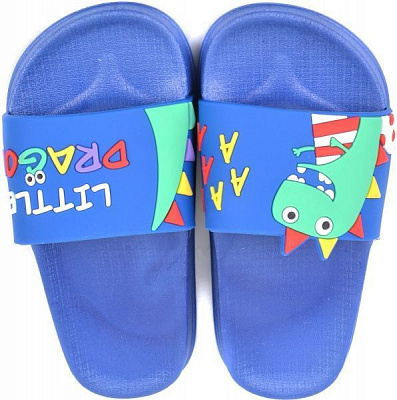 Шлепанцы для мальчика Ningbo Дракончик р.28-29 синий 