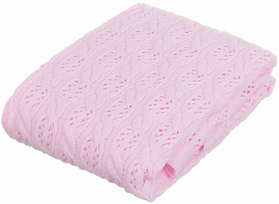 Плед Banian вязаный 90x100 см розовый 