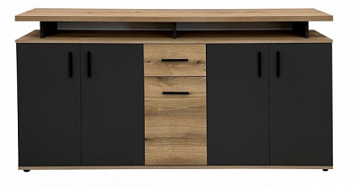 Комод Kartissa Branko 1760х900х320 мм дуб эвок /антрацит 