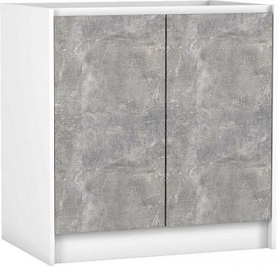 Тумба нижня під мийку МС Ідея Лофт НМУ 80/82/525 універсальна бетон Грейд