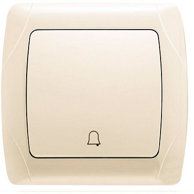 Кнопка дзвінка Viko Carmen кремова