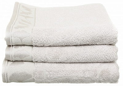 Рушник махровий Ginko 70x140 см бежевий Texpol