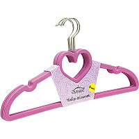 Набор плечиков детских Velvet розовое сердце Vivendi 