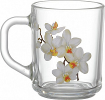 Набор чашек Белая орхидея 200 мл 6 шт. 86004149 Galleryglass