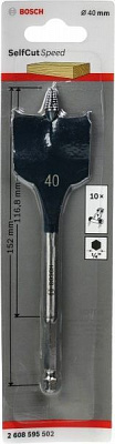 Сверло по дереву Bosch Self Cut Speed 152 мм 40 мм 2608595502