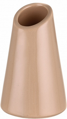 Ваза керамическая Eterna бежевый 4,5х4,5х13 см 105-13 