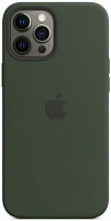 Чехол-накладка Apple iPhone 12 Pro Max Silicone Case with MagSafe Cypress Green (MHLC3ZE/A)
