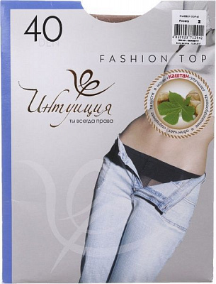 Колготки Интуиция Fashion top 40 den Daino р. 2 бежевый 1 шт. 
