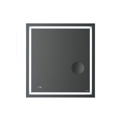 Зеркало AM.PM с контурной Led-подсветкой с часами и косметическим зеркалом 65 см M91AMOX0653WG38 