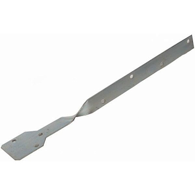 Подовжувач кронштейна ринви RAINWAY скручений 350 мм металік/суперхром