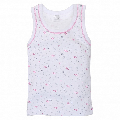 Майка детская для девочек Татошка р.86 белый 2505228нот 