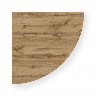 Полка DC радиусная R 300x16x300 мм дуб тахо 