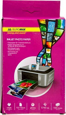 Фотобумага глянцевая 10х15см 100 листов BM.2230-6100 Buromax