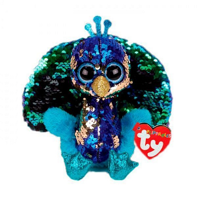 М'яка іграшка TY Flippables Павич Tyson 15 см 36349