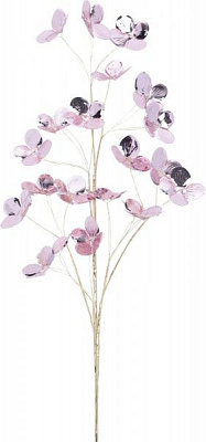 Веточка декоративная розовая 10х8х67 см 