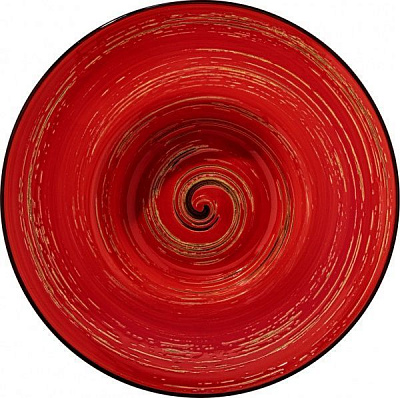 Тарілка глибока Spiral Red 25,5 см 350 мл WL-669227/A Wilmax