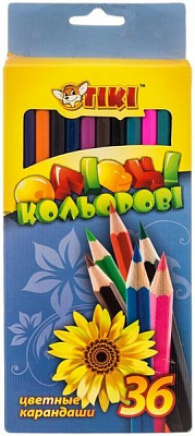 Олівці кольорові 51603-ТК 36 шт. Тікі