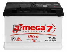 Акумулятор автомобільний A-MEGA Ultra 75А 12 B «+» ліворуч