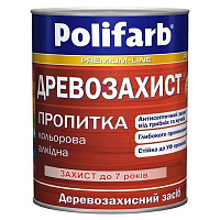 Деревозахисний засіб Polifarb Древозахист горіх мат 0,7 кг