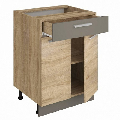 Тумба нижня Аліна Н 60/85 дуб сонома/лате/дуб сонома SOKME