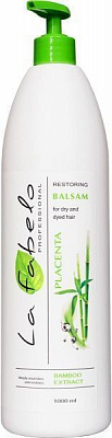 Бальзам для волосся La Fabelo Bamboo & Placenta Відновлення сухого та фарбованого волосся 1000 мл