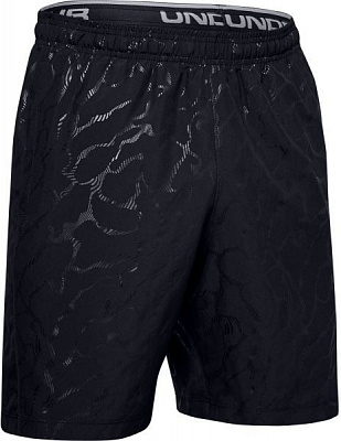 Шорти Under Armour UA Woven Graphic Emboss Sts 1351670-001 р. S чорний