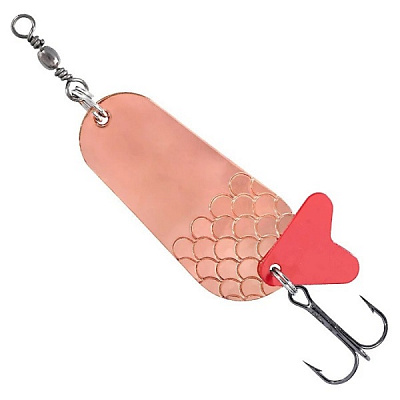 Блесна-колебалка Balzer 22 г Colonel Classic Curvy blinker медь