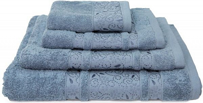 Полотенце махровое Sevinch 50x90 см серый Simi 