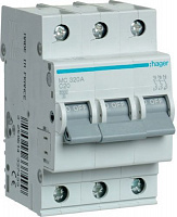 Автоматичний вимикач Hager 3P 6kA C-20A 3M MC320A