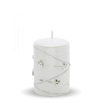 Свеча 70х120 мм Гирлянда белая Pako-If