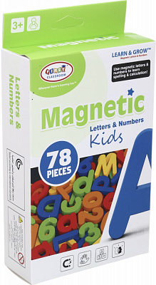 Игровой набор First Classroom Магнитные цифры и буквы 78 шт. MX0429000