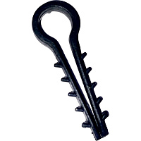 Дюбель-елка круглый UP! (Underprice) зажим D 10 мм 100 шт. черный