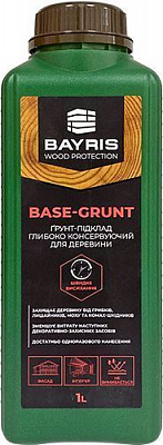 Грунт-антисептик Bayris BASE-GRUNT бесцветный 1 л