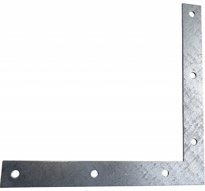 Кутник віконний оцинкований Profstal L-подібні 300x300x40 мм 3 мм 1 шт. білий цинк