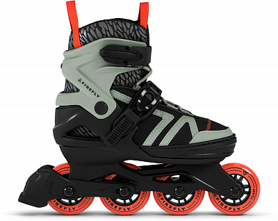 Роликовые коньки Firefly ILS C76 J 430976-902681 р. 38-41 черно-зеленый