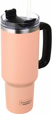 Термочашка Flamberg Peachy mood 1200 мл персиковий