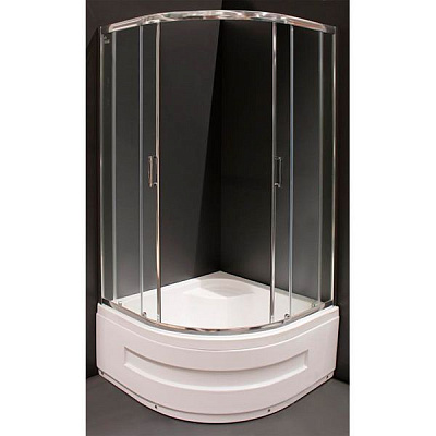 Душевая кабина Polaris Madeira 90x90 профиль хром, стекло прозрачное