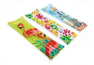 Матрас надувной Intex 183х69 см Фэшн в ассортименте в ассортименте