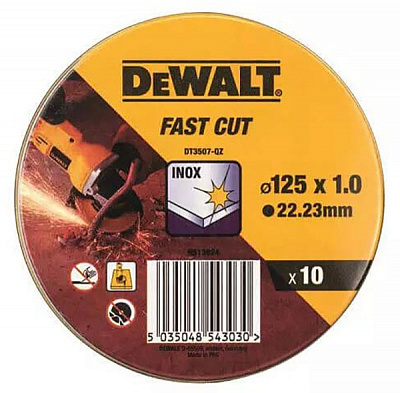 Круг отрезной DeWalt DT3507 125 x 1,0 x 22,23 мм DT3507