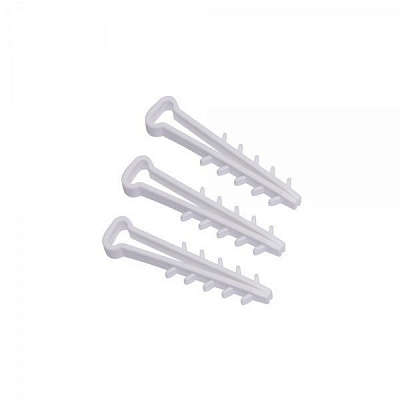 Дюбель-елка плоский Expert 6х3 мм 100 шт. белый 