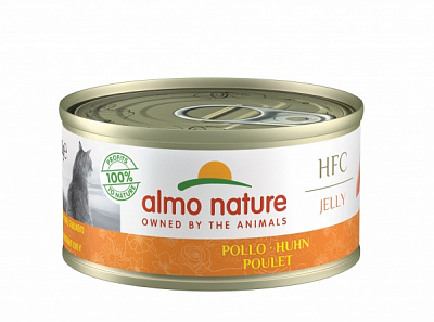 Консерва для взрослых котов Almo Nature HFC Jelly с курицей