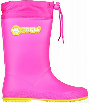 Чоботи Coqui 8509 Fuchsia/Citrus 8509 Fuchsia/Citrus р. 32 рожево-жовтий