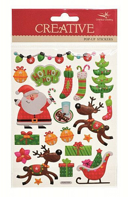 Наклейки для вікон 21,5x13 см в асортименті Jumi A-567641 19 шт.