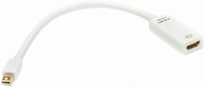 Переходник PowerPlant HDMI – mini DisplayPort 0,15 м белый (KD00AS1279) 