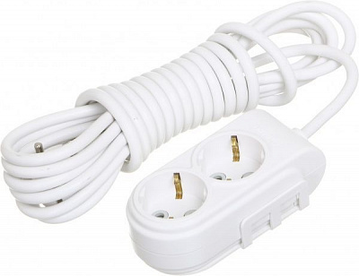 Подовжувач Makel із заземленням 2 гн. білий 5 м N2210063